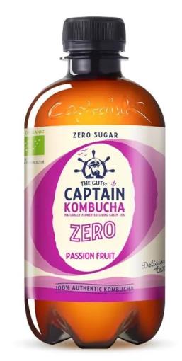 bebidas KOMBUCHA ZERO PASSION FRUIT BIO 400ML