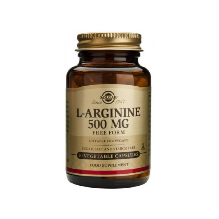 aminoácidos L-ARGININA 500MG 50 CAPSULAS VEGETALES