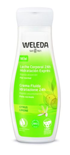 línea corporal LECHE CORPORAL HIDRATANTE CITRUS BIO 200ML