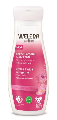 línea corporal LECHE CORPORAL SUAVIZANTE ROSA MOSQUETA BIO 200ML