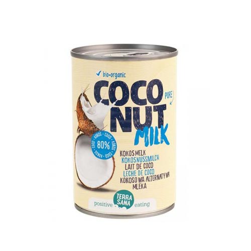 sales, condimentos y salsas LECHE DE COCO 400ml lata BIO