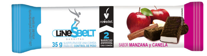 control de peso LINE SBELT MANZANA CANELA 35G