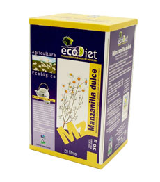 plantas en filtro MANZANILLA ECODIET 20 FILTROS