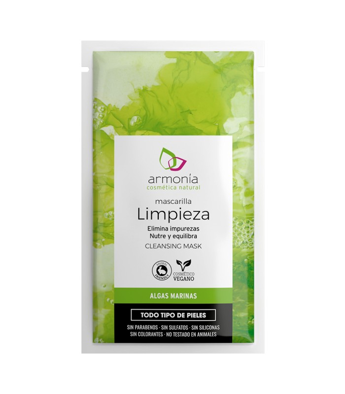 línea facial MASCARILLA FACIAL ALGAS MARINAS Limpieza 10 gr monodosis