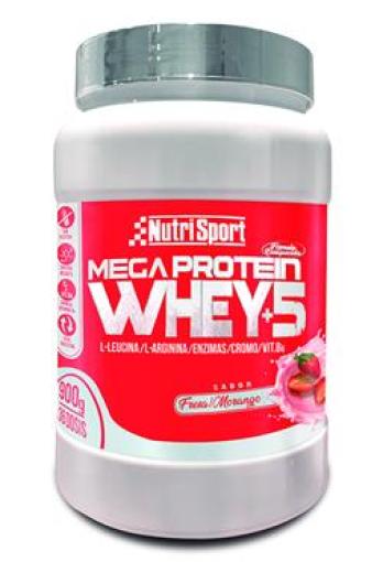 deporte MEGA PROTEIN 5 WHEY FRESA 900 GRS