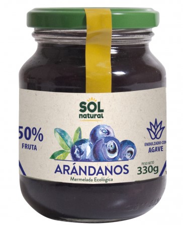 mermeladas MERMELADA DE ARANDANOS CON AGAVE BIO 330G