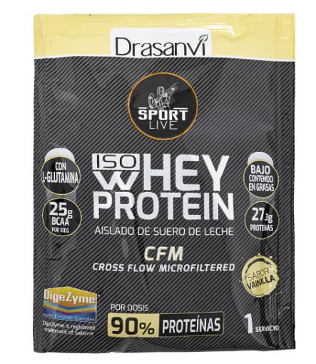 deporte MONODOSIS WHEY PROTEIN AISLADO VAINILLA 30G SPORT LIVE