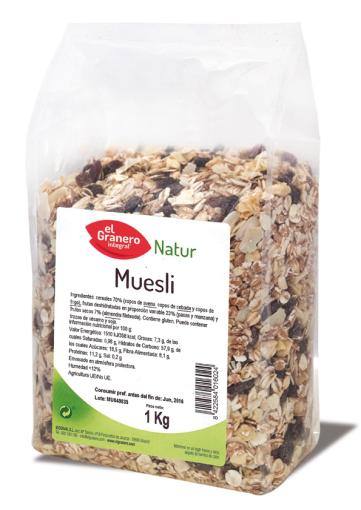 copos, mueslis y salvados MUESLI, 1 Kg