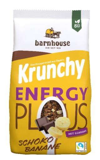 copos, mueslis y salvados MUESLI KRUNCHY ENERGY PLUS CHOCO PLATANO BH. BIO 325G