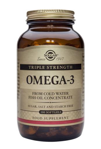 colesterol OMEGA-3 TRIPLE CONCENTRACIÓN 100 Cápsulas Blandas.