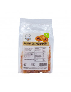 aperitivos y frutos secos PAPAYA DESHIDRATADA250GR,