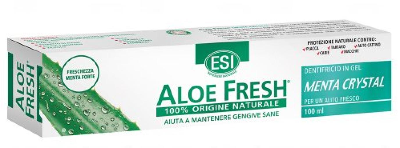 higiene bucal PASTA DE DIENTES ALOE FRESH GEL MENTA CRISTAL 100ML