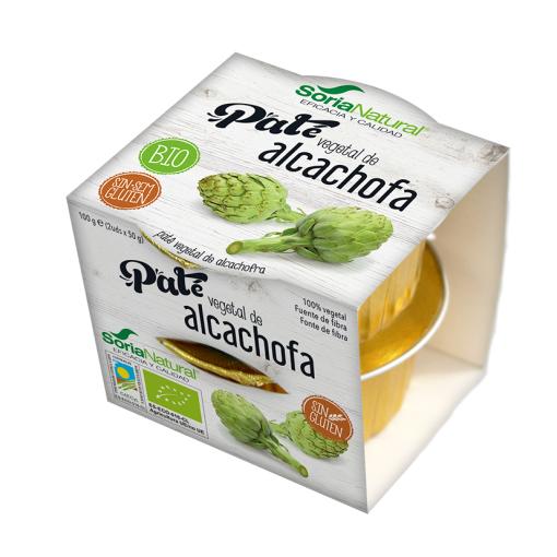 patés y carnes vegetales PATE DE ALCACHOFA PACK 2 UD X 50GR