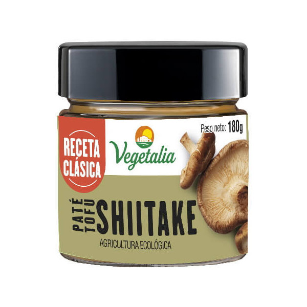 patés y carnes vegetales PATE DE SHITAKE BIO 180G