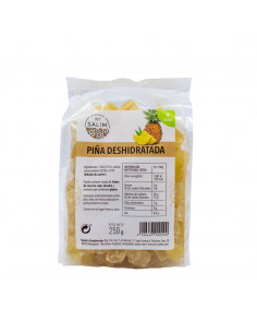 aperitivos y frutos secos PIÑA DESHIDRATADA250GR,