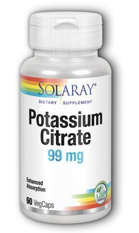 minerales POTASIO CITRATO 60CAP 99MG