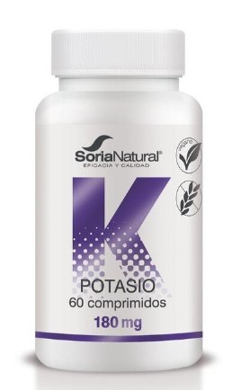 minerales POTASIO LIBERACION SOSTENIDA 60 COMP X 180MG