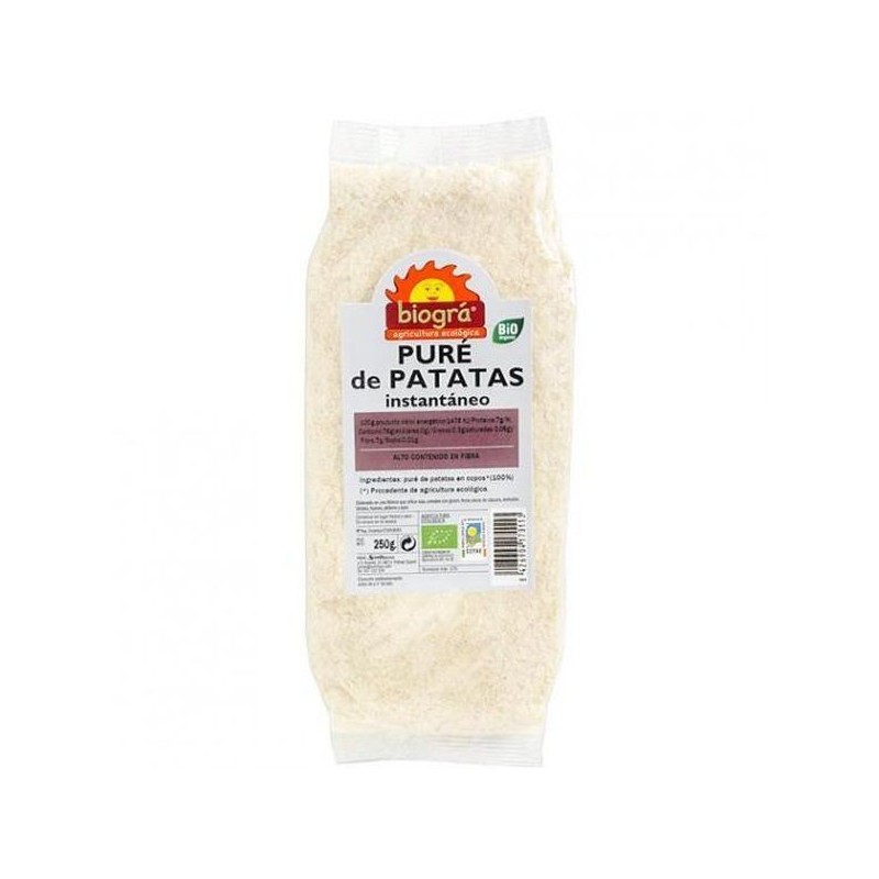 sales, condimentos y salsas PURE DE PATATA INSTANTANEO BIO 250 grs