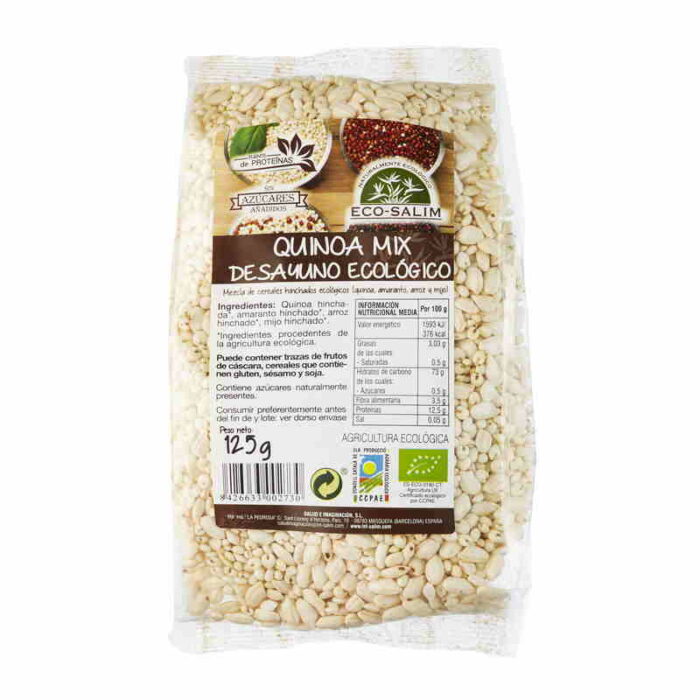 copos, mueslis y salvados QUINOA MIX DESAYUNO125 GR.