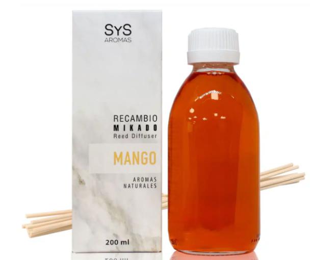 aromaterapia RECAMBIO MIKADO MANGO 200ml +PALOS