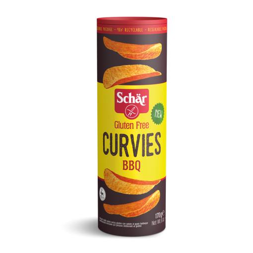 celiacos ROJO - BBQ - CURVIES 170 gr.