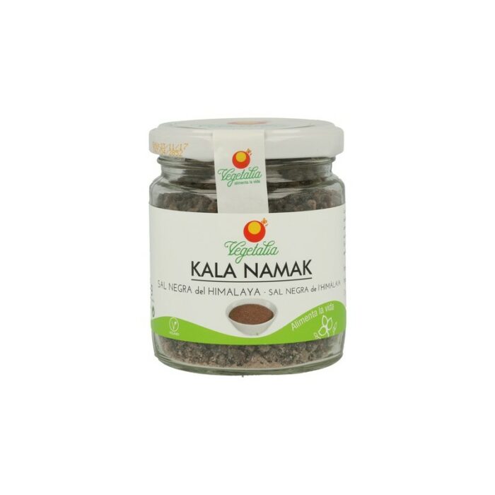 sales, condimentos y salsas SAL DEL HIMALAYA NEGRA KALA NAMAK 220gr.