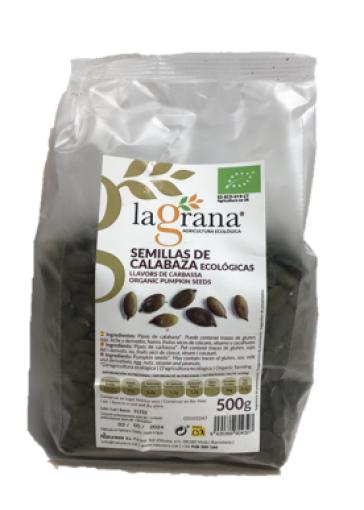 granos y semillas SEMILLAS DE CALABAZA PELADA ECO 500G