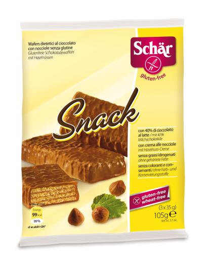 celiacos SNACK - TRES BARQUILLOS DE CHOCOLATE 105 gr.