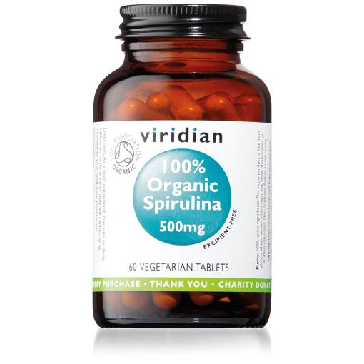 vitaminas SPIRULINA 500MG 60 capsV