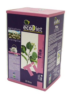 plantas en filtro TILA FLOR ECODIET 20 FILTROS