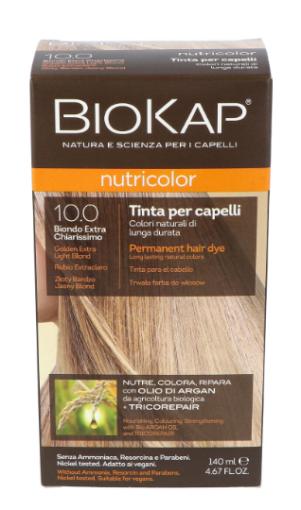 línea capilar TINTE NUTRICOLOR 10 RUBIO EXTRACLARO 140ML