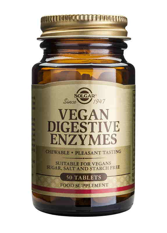 digestivos VEGAN ENZIMAS DIGESTIVA 50COM