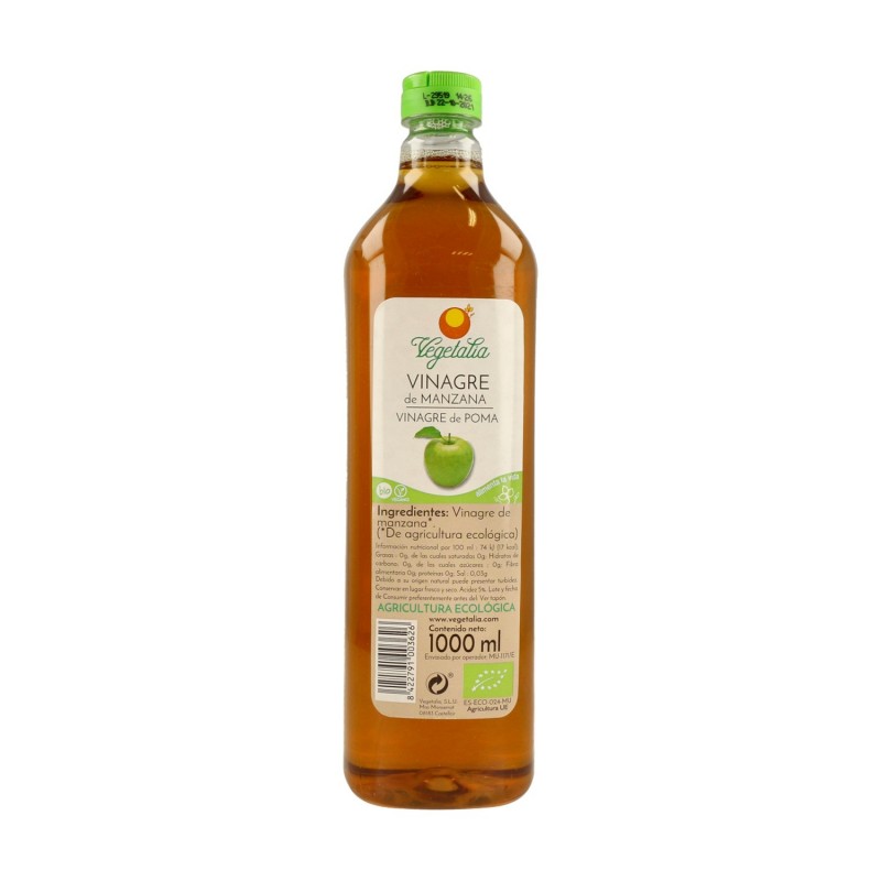 aceites y vinagres VINAGRE MANZANA BIO 1LT