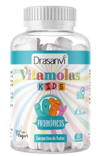 digestivos VITAMOLAS KIDS PROBIOTICOS SABOR YOGUR 60 GOMINOLAS