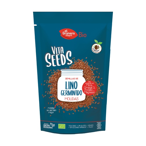 granos y semillas VITASEEDS LINO MOLIDO GERMINADO BIO 200G