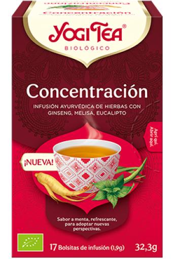 plantas en filtro YOGI TEA CONCENTRACION BIO 17 BOLSAS