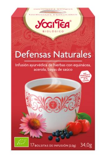 plantas en filtro YOGI TEA DEFENSAS NATURALES 17 FILTROS BIO