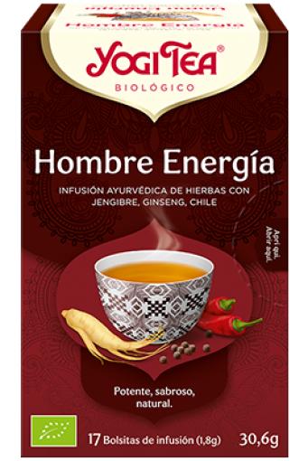 plantas en filtro YOGI TEA HOMBRE ENERGIA BIO 17 FILTROS