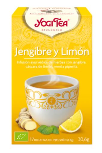 plantas en filtro YOGI TEA JENGIBRE LIMON 17 FILTROS BIO