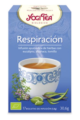 plantas en filtro YOGI TEA RESPIRACION 17 FILTROS BIO