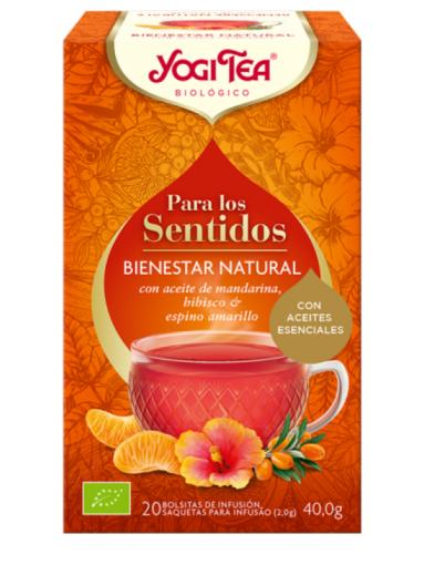 plantas en filtro YOGI TEA SENTIDOS BIENESTAR NATURAL 17 FILTROS