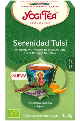 plantas en filtro YOGI TEA SERENIDAD TULSI 17 BOLSITAS