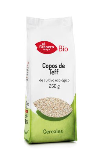 copos, mueslis y salvados COPOS DE TEFF INTEGRAL BIO, 250 g