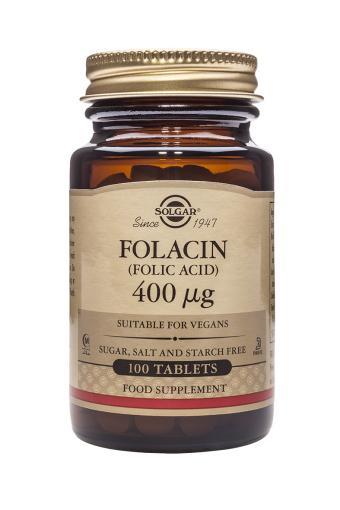 huesos y articulaciones FOLACÍN. ÁCIDO FÓLICO 400mcg. 100 Comp