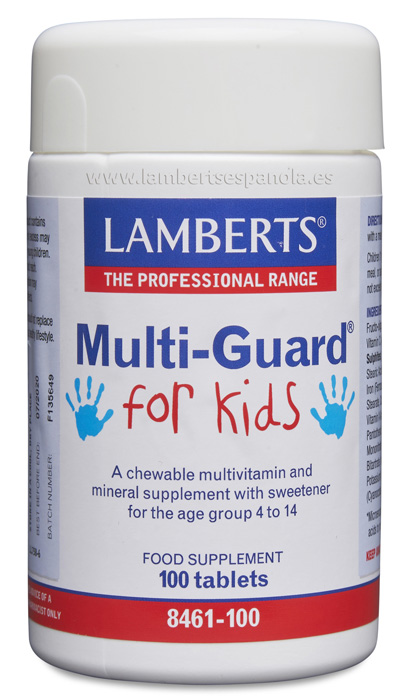 complementos infantil. MULTIGUARD FOR KIDS 100 TAB