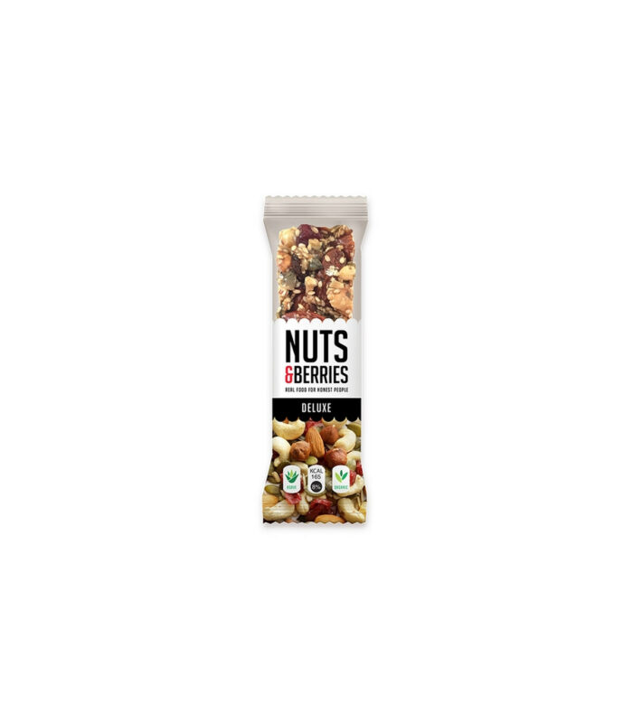 aperitivos y frutos secos BARRITA DELUXE NUTS&BERRIES 40G