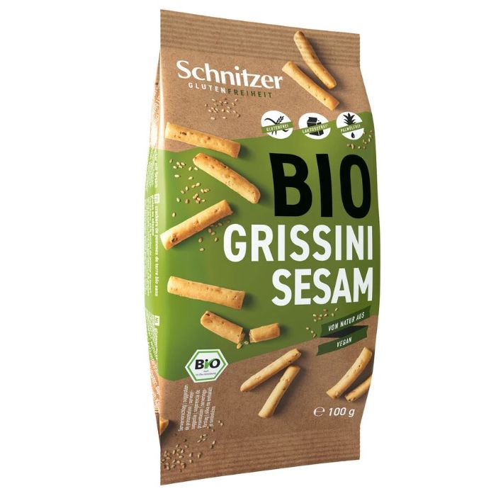 celiacos GRISSINI SESAMO SIN GLUTEN 100GR BIO