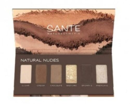 maquillaje SOMBRA OJOS PALETA 6 COLORES NATURAL NUDES VEGAN BIO