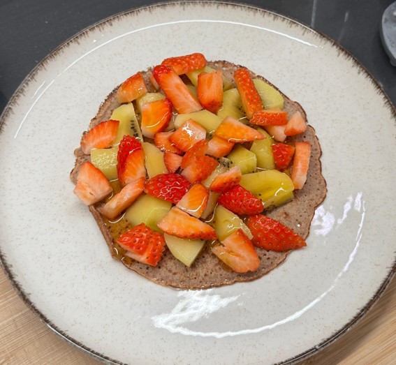 Tortitas de avena y platano