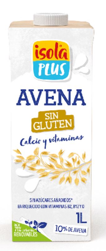 bebidas BEBIDA DE AVENA SIN GLUTEN CALCIO Y VITAMINAS 1L